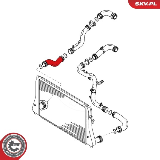 ESEN SKV 24SKV005 Ladeluftslange ESEN SKV 24SKV005 Ladeluftslange