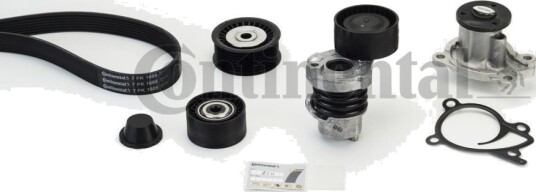 CONTITECH 7PK1605WP1 Vannpumpe + kileremsett