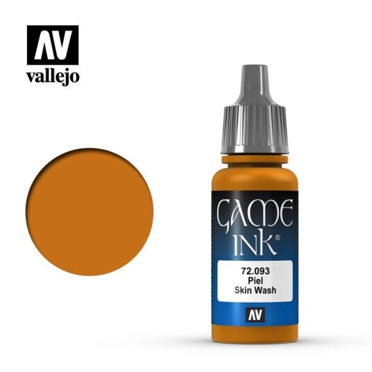 Vallejo Game Color 72.093 Rød Skin Wash Ink 18ml til Modellbygging