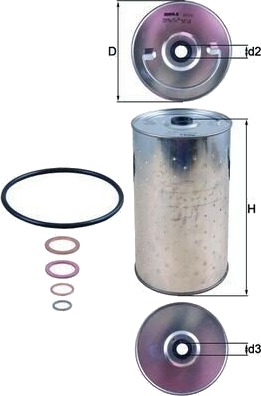 Oljefilter KNECHT OX 30D