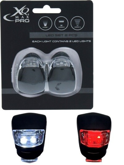 XQ Max Sykkellykter LED 2-pack
