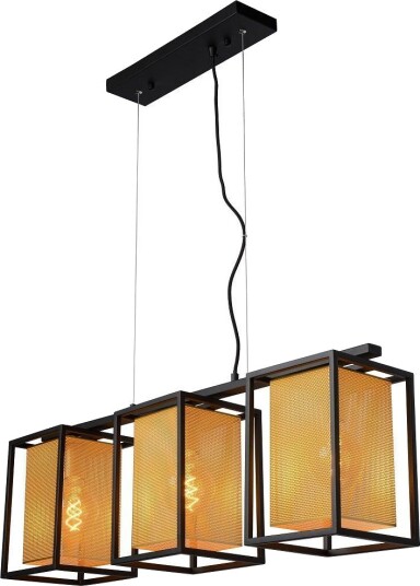 Sansa 3 Pendelskinne  Lengde 85 Cm  Sort/Gull