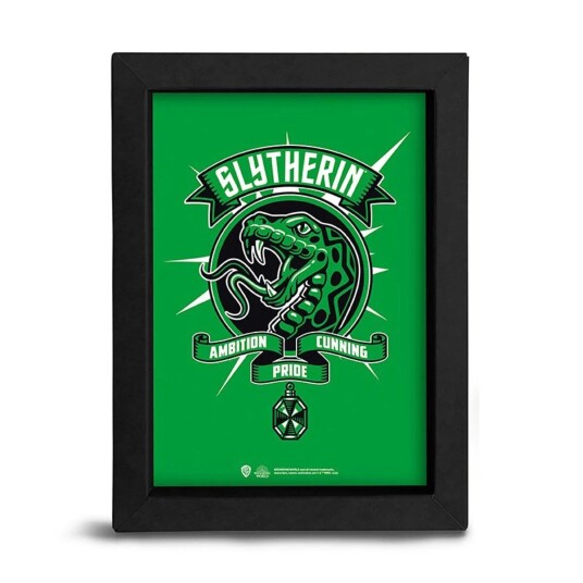 Harry Potter Innrammet Bilde 15x20 Slytherin