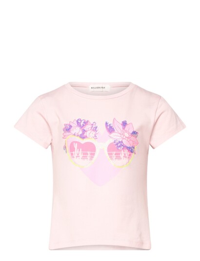 Billieblush Short Sleeves Tee Shirt Pink 110 Billieblush Short Sleeves Tee Shirt Pink 110