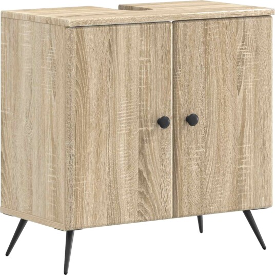 vidaXL Baderomsvaskeskap BREDA Sonoma eik 59,5 x 31,5 x 59 cm