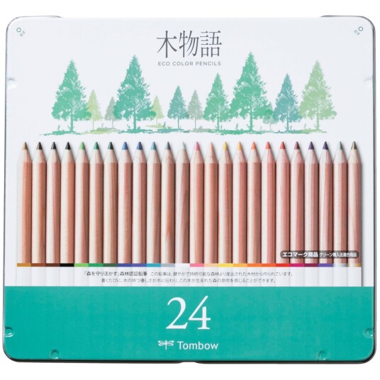 Tombow Ki Monogatari Eco Fargeblyanter 24 sett Tombow Ki Monogatari Eco Fargeblyanter 24 sett