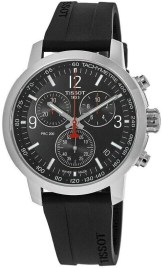 Tissot Herreklokke T114.417.17.057.00 Prc 200 Sort/Gummi Ø42 mm