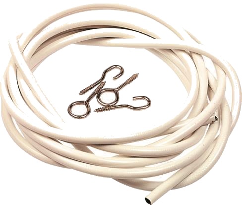 Habo 816 Gardinspiral hvit 30 m Beslag Habo 816 Gardinspiral hvit 30 m Beslag