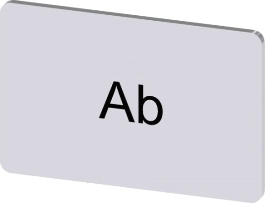 Siemens 3Su1900 0Ad81 0Ae0 3Su19000ad810ae0 Merkeskilt 10 Stk