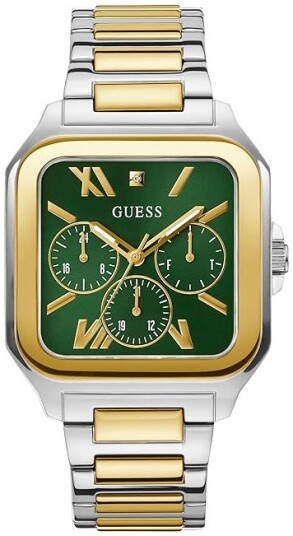 Guess Herreklokke GW0631G1 Multifunction Grønn/Gulltonet stål Guess Herreklokke GW0631G1 Multifunction Grønn/Gulltonet stål