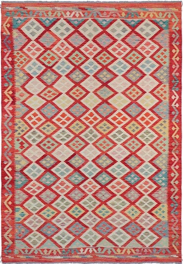 Orientalsk Teppe Vegi Kelim Hand Woven 174 x 250 cm Størrelse: 174 x 250 cm