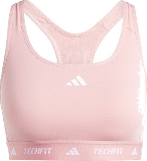 adidas Sports bh Techfit Medium Support Rosa Kvinner størrelse S C D