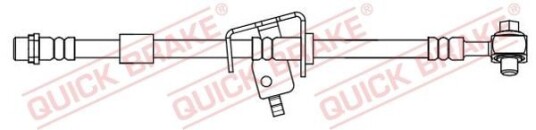 Bremseslange QUICK BRAKE 58.856X