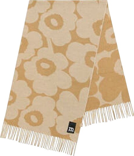 Marimekko Skjerf Identtinen Unikko Brun
