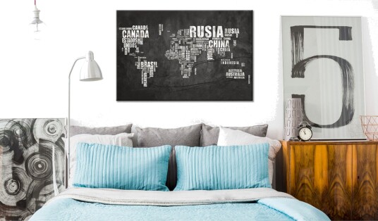 Tavla World Map: Spanish Geography ES 60x40