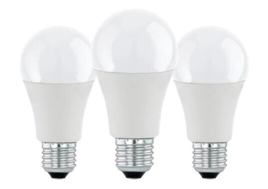 Eglo LED lyspre A60 Standard 8.5W/830 806 lumen matt 3 pack E27 Eglo LED lyspre A60 Standard 8.5W/830 806 lumen matt 3 pack E27