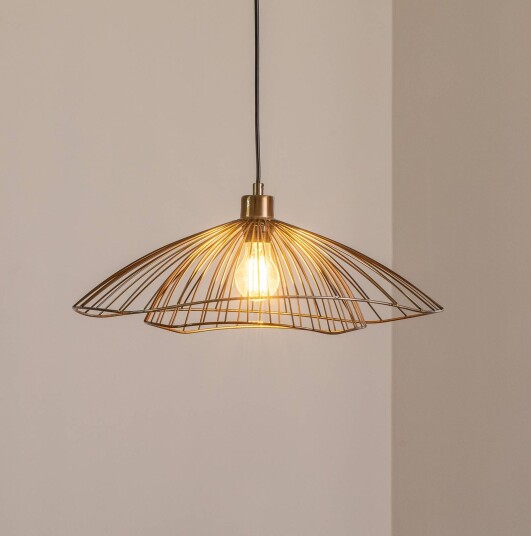 Pendellampe Tel Opviq dimbar Bronse / messing Stue / spisestue Metall