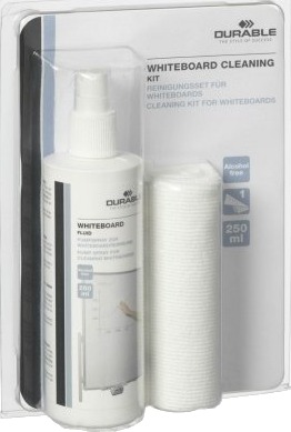 Whiteboard Durable Cleaning Kit - Inkl. Rensespray Og Microfiberklud
