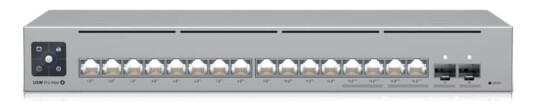 Ubiquiti UniFi Switch Pro Max 16 PoE - Switch - L3 - Styrt - 12 x 10/100/1000 (12 PoE+, 4 PoE++) + 4 x 2.5GBase-T + 2 x 10 Gigabit Ethernet - stasjon