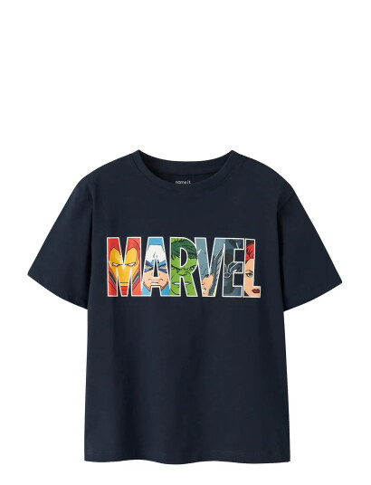 Name It Nkmfergus Marvel Ss Nreg Top Mar Navy 146 152