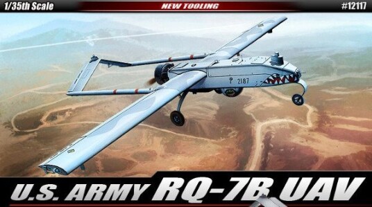 Academy RQ-7B Drone US Army Modellfly Byggesett 1:35