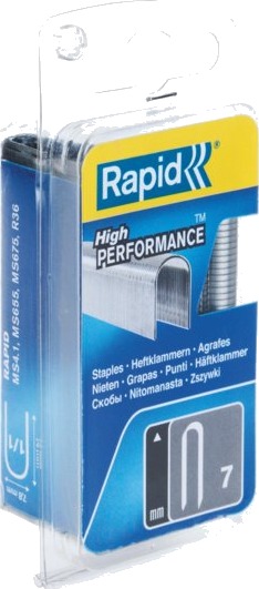 Rapid Kabelklips Type 7 14 Mm Galvanisert Med Sagutskjæring Flate Trådklammer 40109524
