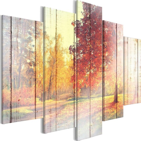Bilde Autumn Sun 5 Parts Wide 200x100 Artgeist sp. z o. o.