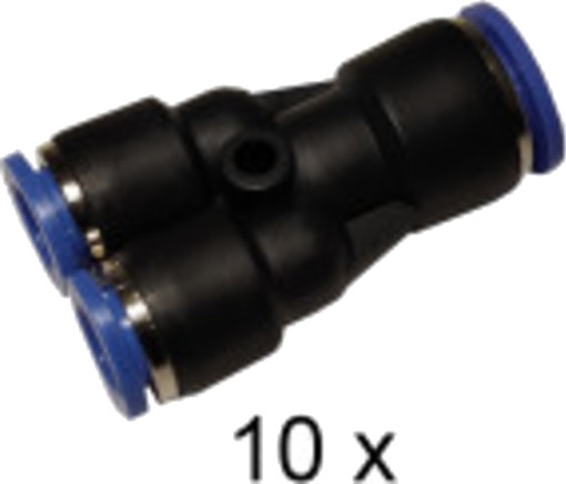 Innstikks Y kobling 10 mm 2 x 8 mm. Hunn/Hunn/Hunn. Pakke med 10 stk. Innstikks Y kobling 10 mm 2 x 8 mm. Hunn/Hunn/Hunn. Pakke med 10 stk.