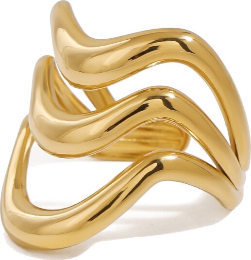 Celéste Ring Alexandrine 18K Gold