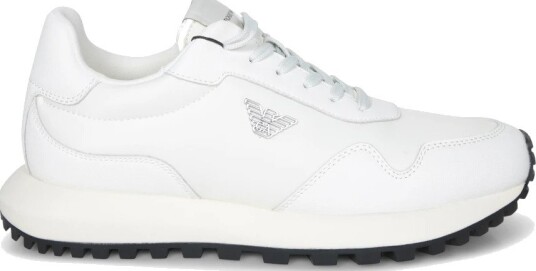 Emporio Armani Herre Sko Hvit 43 EU,
