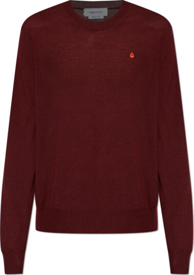 Alexander McQueen Herre Strikkevarer Rød XL,