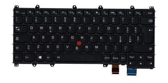 Lenovo Chicony - Brbart tastatur - til utskifting - Italiensk - Svart