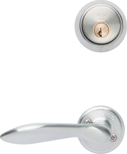Tilbehørsett ASSA ABLOY Sideentré D12 Bas, Matt Krom