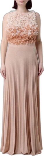 Elisabetta Franchi Dame Kjoler Beige M,