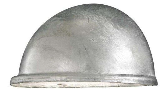Konstsmide Torino halvmåneplafond liten E14. Galvanisert 7325-320