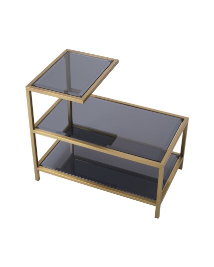Octava sidebord messing/svart