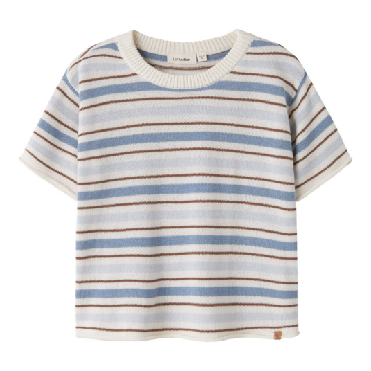 Lil' Atelier   T skjorte Strikket Hito Coconut Milk   122 128