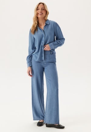 Object Collectors Item Objframe Lisa Wide Mw Pants Light Blue Denim S Object Collectors Item Objframe Lisa Wide Mw Pants Light Blue Denim S
