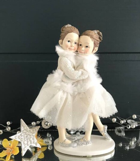 Figur Ballerina sett med to stykker Figur Ballerina sett med to stykker