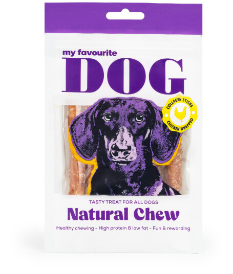 Kollagen Sticks Kylling 12 cm 360 g 30-pk - My Favourite Dog Kollagen Sticks Kylling 12 cm 360 g 30-pk - My Favourite Dog
