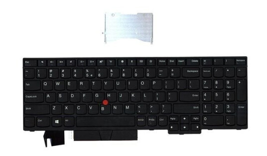 Lenovo Chicony - Brbart tastatur - til utskifting - Amerikansk Engelsk - Svart