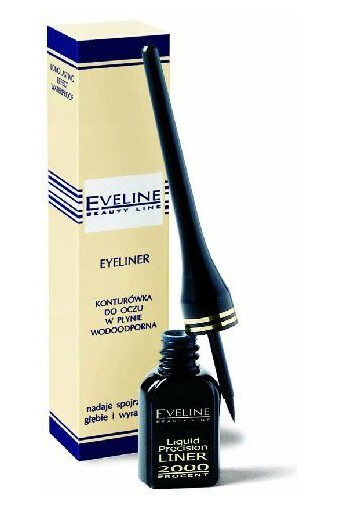Eveline Eyeliner Black In A 4 Ml Inkwell