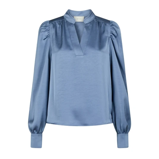Neo Noir, Dame, Bluser & Skjorter, Blå, 2XL,