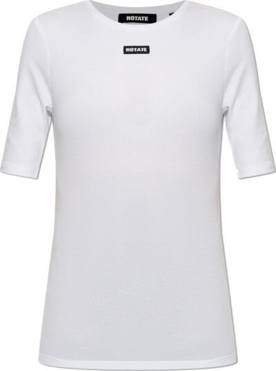 ROTATE Short Sleeve T Shirt White 34 ROTATE Short Sleeve T Shirt White 34