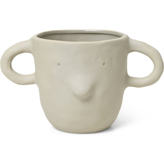 Ferm Living Kids Mus Plant Pot XL Sand Ferm Living Kids Mus Plant Pot XL Sand