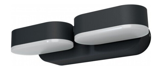 LEDVANCE Endura Mini Spot Vegglampe dobbel, 13 W Grå LEDVANCE Endura Mini Spot Vegglampe dobbel, 13 W Grå