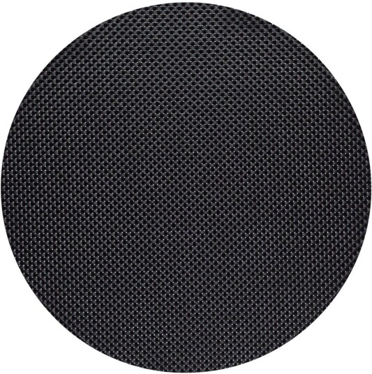 Chilewich Basketweave Ø38 Cm Black Bordbrikker