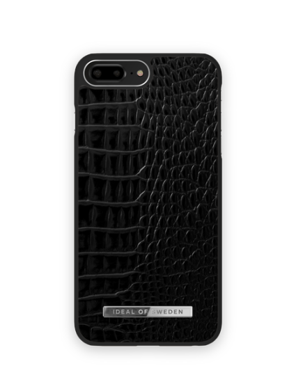 Ideal Of Sweden Atelier Case Neo Noir Croco Silver (IDACSS21-I7P-306)