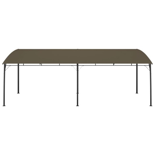 vidaXL Hagemarkise 6x3x2,55 m gråbrun