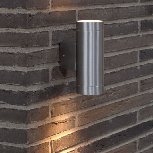 Tin maxi duo vegglampe utendørs IP54 - Aluminium